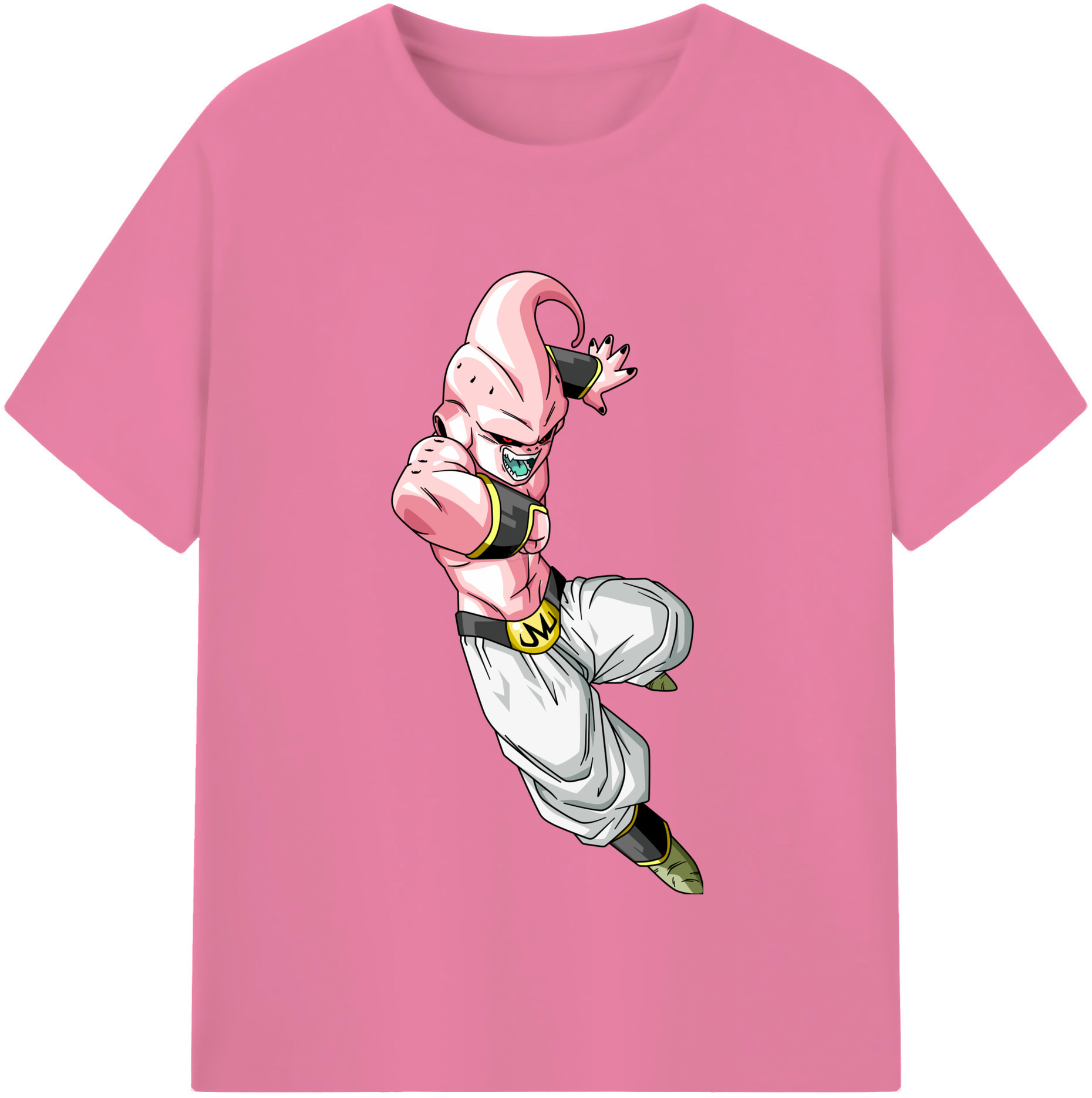 （画像用） ドラゴンボール 魔人ブウ DRAGON BALL Majin Buu 綿100％半袖Tシャツ（フロントプリント）